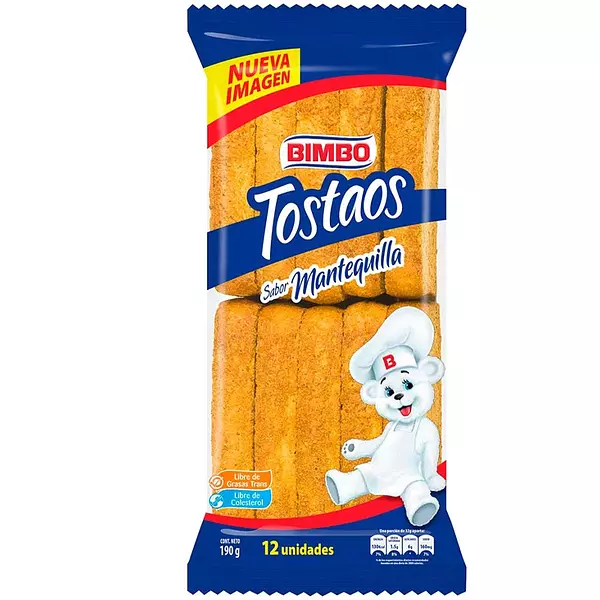 Tostaos Mant X190gr Bimbo