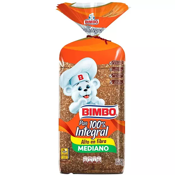 Pan Integral X460gr Bimbo