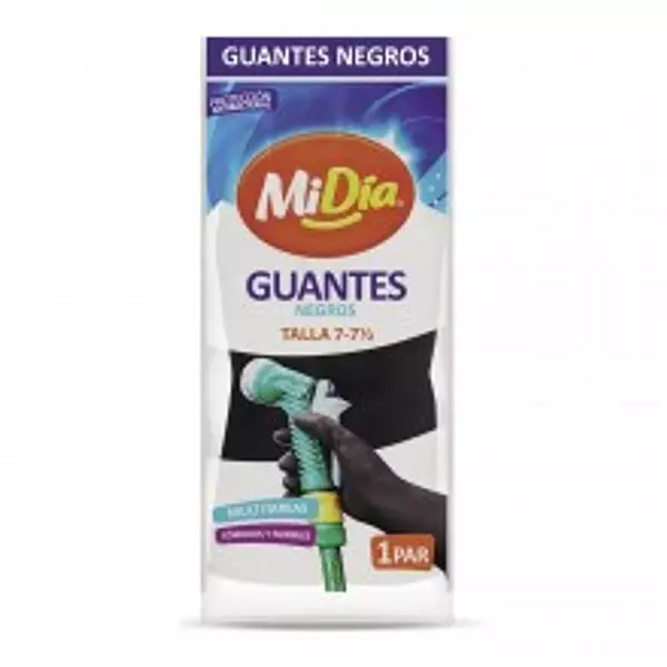 Guante Negro Indus T/7 /1/2