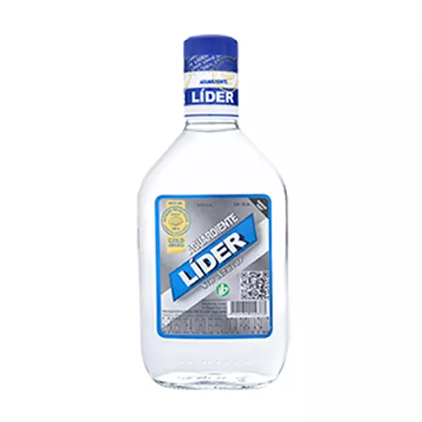 Aguardiente Lider 375ml Azul