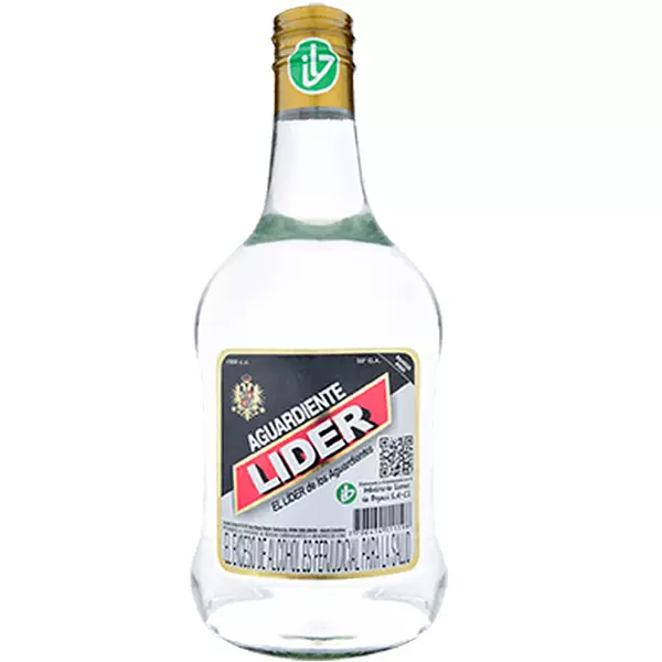 Aguardiente Lider Tapa Roja 750ml