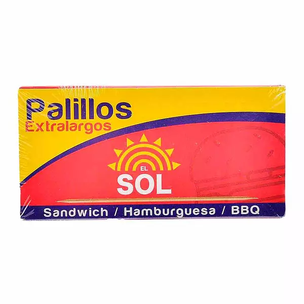 Palillo El Sol Hamburguesa X10