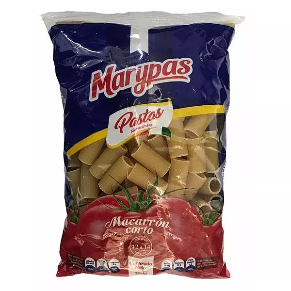 Macarron Corto 250gr Marypas