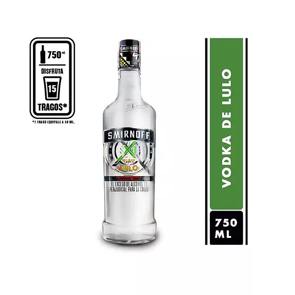 Smirnorff Vodka X1 Lulo 750ml