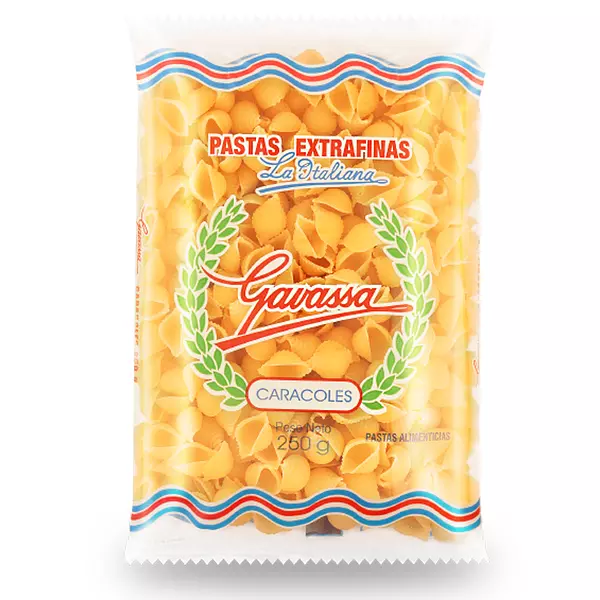 Pasta Gavassa X250gr Caracoles