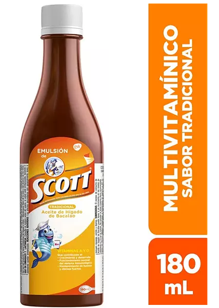 Emulsion de Scott X180 Tradicional