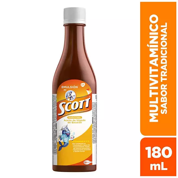 Emulsion de Scott x 180 Frutas Tropical