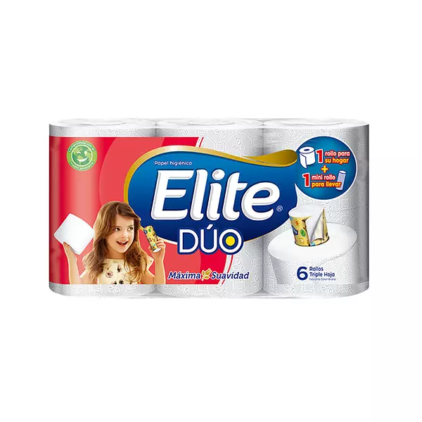 Papel H Elite Duo 6rollos