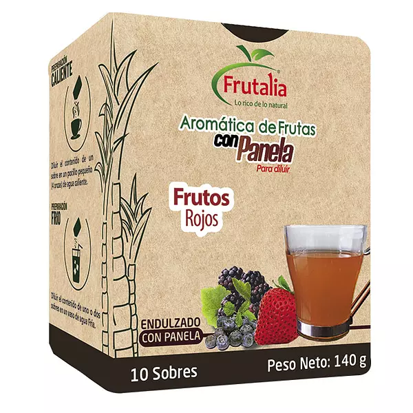 Arom Frutalia Panela X10 S Frutos Rojos