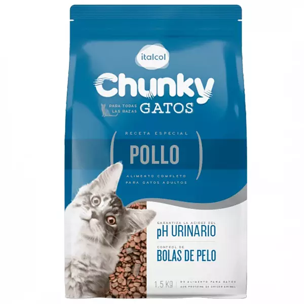 Comida Chunky Gatos Pollo 1.5kl