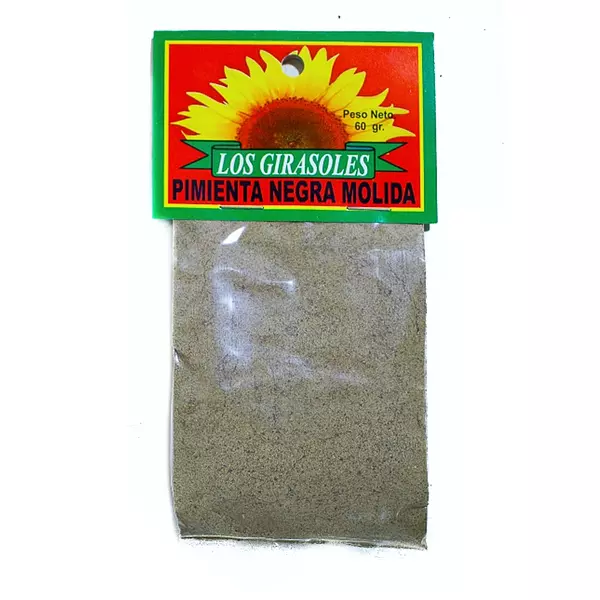 Pimienta Negra Molida Girasoli X60gr