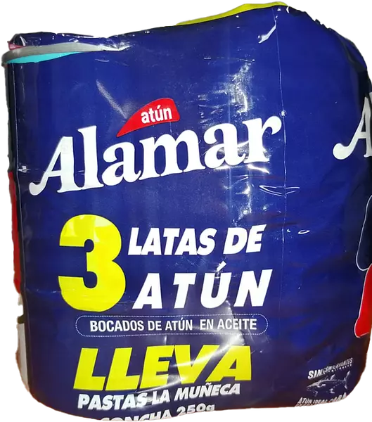 Atun Alamar x 3 Acei 140gr Gt Pasta