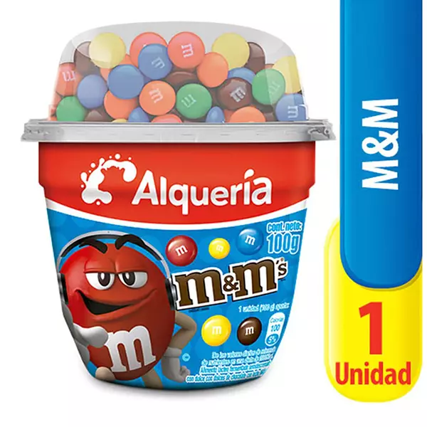 Yogurt Alqueria M&M 100gr