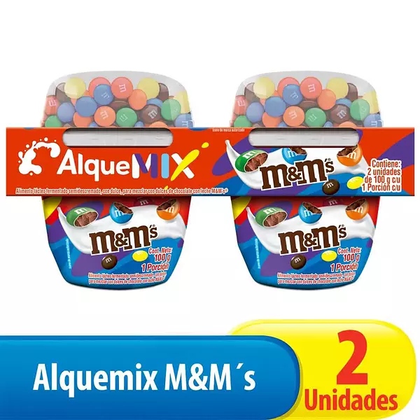 Yogurt Alqueria M&M X2 100gr