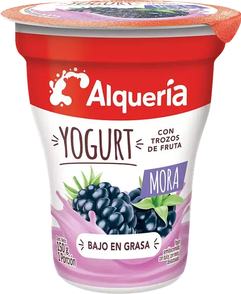 Yogurt Alq Vaso Mora 150gr