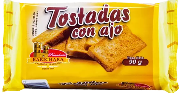 Tostadas con Ajo Barichara X90gr