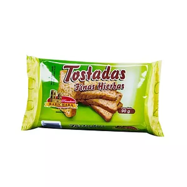 Tostadas F Hierbas Barichara 90gr