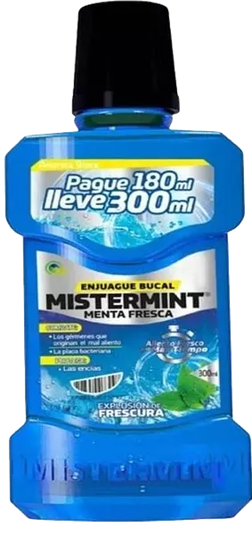 Enj Bucal Mistermint Menta X300ml