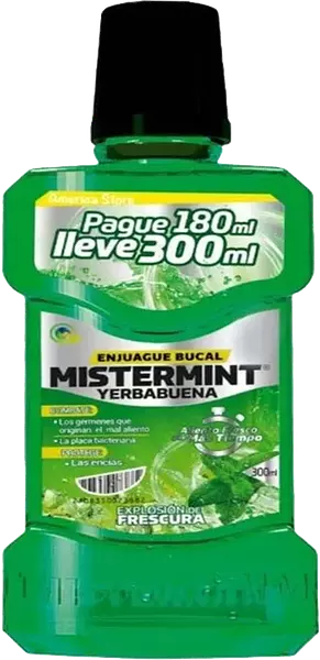 Enj Bucal Mistermint Yerbabuena X300ml