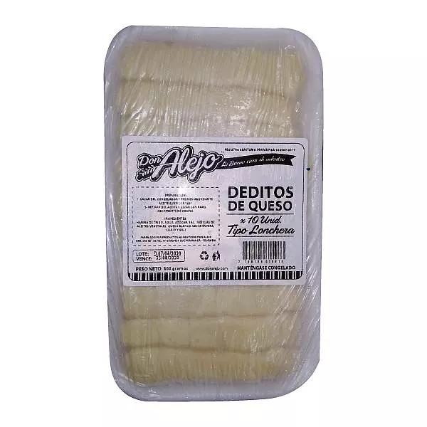 Deditos D Queso Tip Lonch*10 Don Alejo