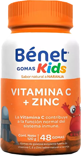 Gomas Benet Vitam C Kids X120 S/Az