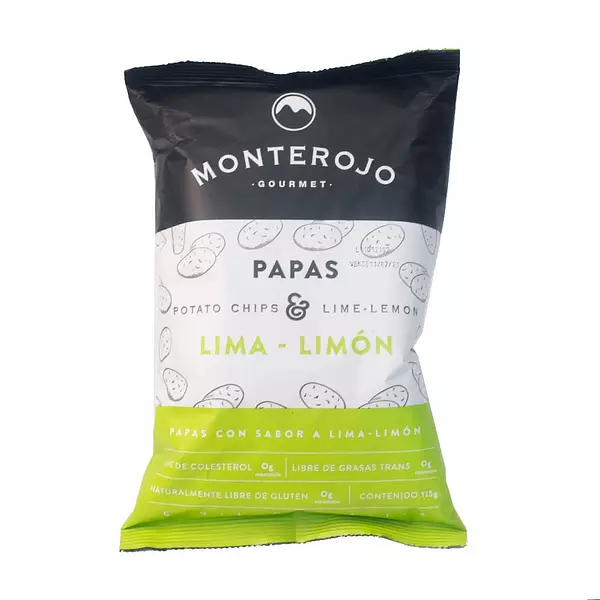 Papas Monterojo Lima Limon 115g