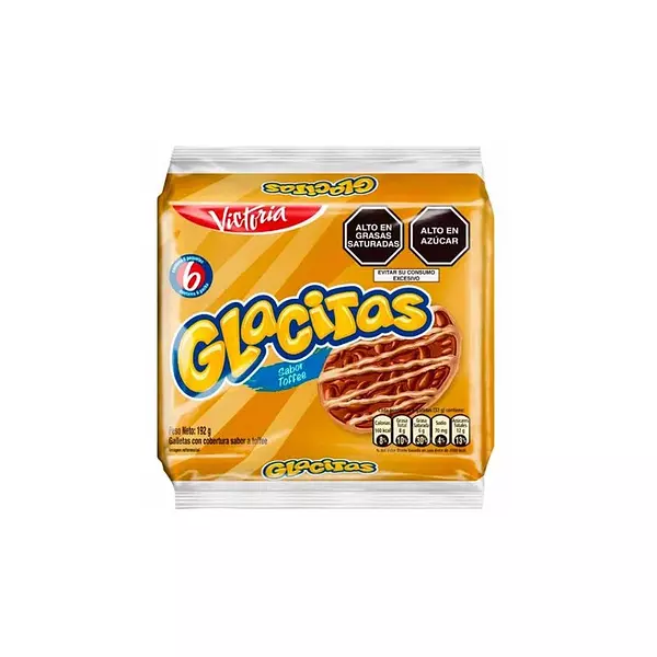 Galletas Glacitas Toffeex 192gr