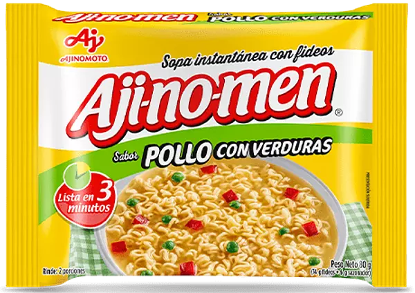 Sopa Instantánea Ajinomen Pollo Con Verduras 80gr