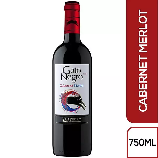 Vino Gato Ng Cab Merlot 750ml