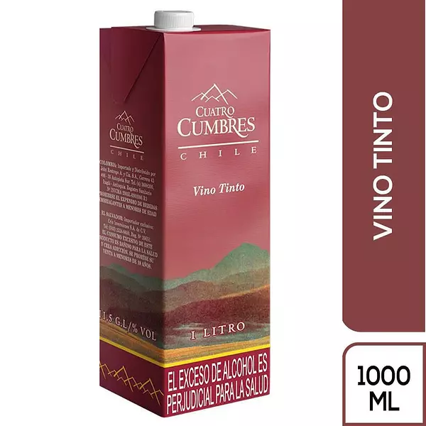 Vino Cuatro Cumbres Tetra Caber X1000