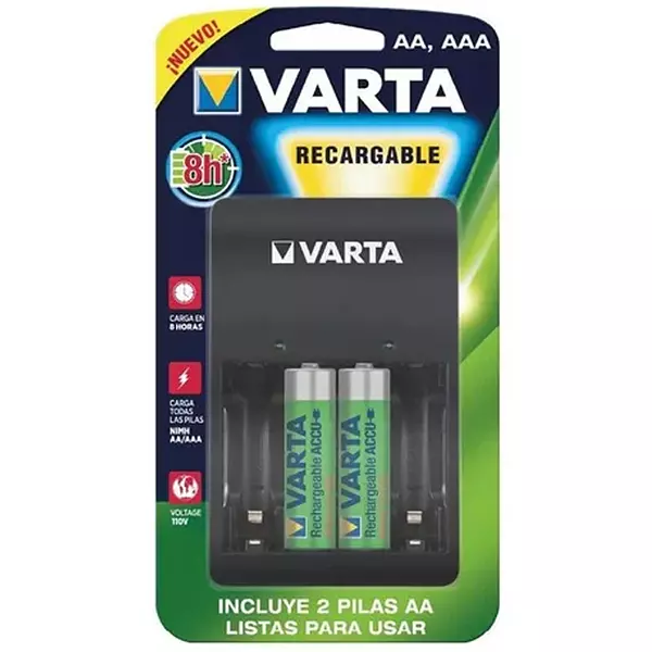 Cargador Varta Ps132 110v Aa-Aaa