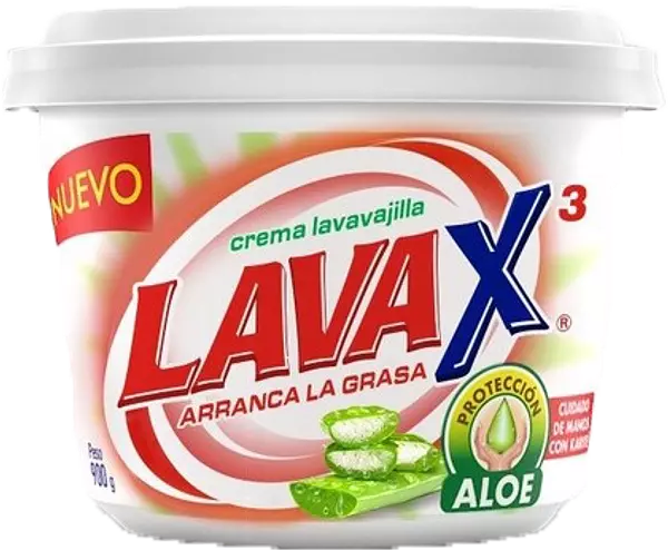 Crema Lava Vajilla Lavax Aloe 900gr