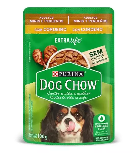 Dog Chow Pouch Adl Mini Cord 100gr