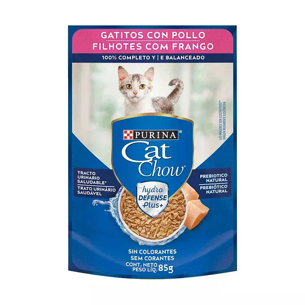 Cat Chow Gatitos Pollo 85gr