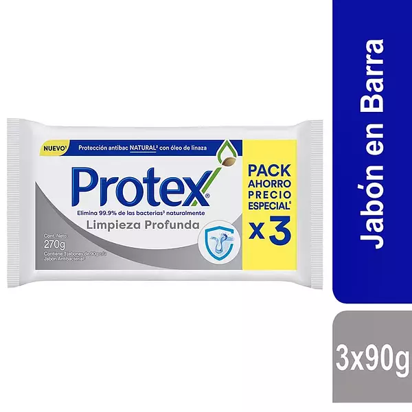 Jabon Protex Limp Prof 3x90gr