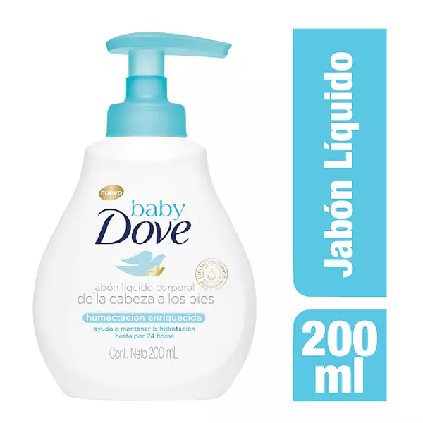 Jabon Liq Dove Baby Hid Enri X200 Ml