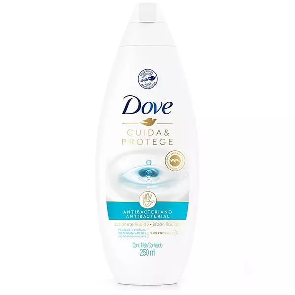 Jab Liq Dove Protege Cuida 250ml