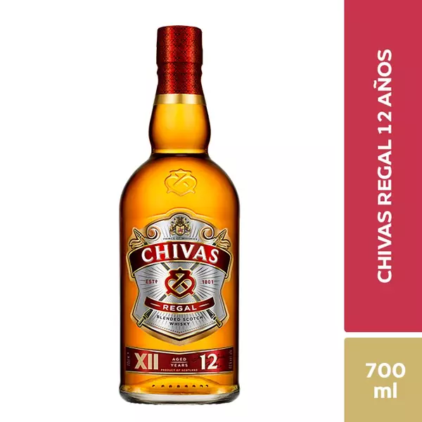 Whisky Chivas Regal 12 Años 700ml