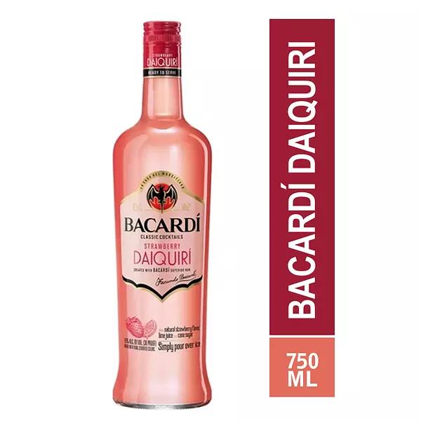 Bacardi Daiquiri Straw X750ml