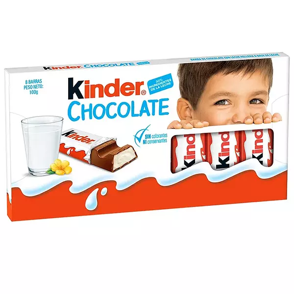 Chocolatina Kinder X8 Und