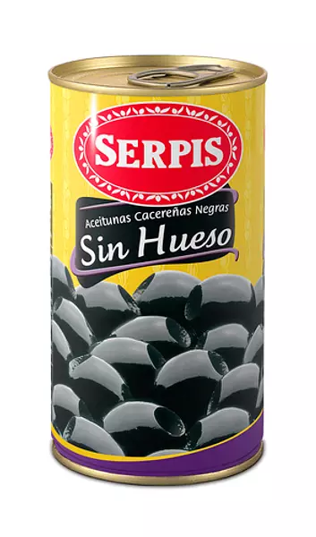 Aceituna Negra S/ Hueso Serpis X350gr