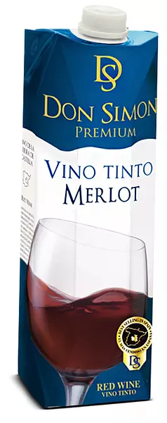 Vino Tinto Merlot Prem Tetra X1000