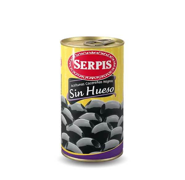 Aceitunas Negras Cerpis Sin Hueso 200gr