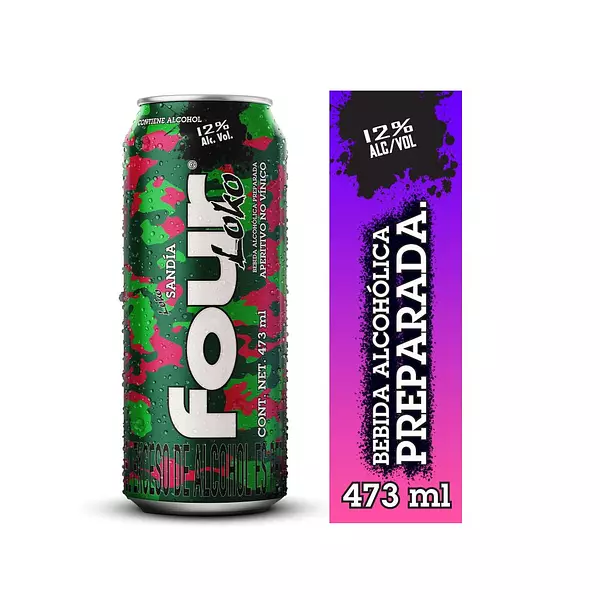 Coctel Four Loko Sandia 473 Ml