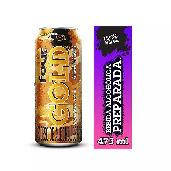 Coctel Four Loko Gold 473 Ml