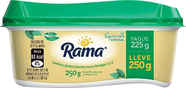 Margarina Rama Pg225 Llv 250