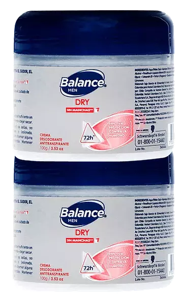 Desod Balance Men Dry 100gr 2x1