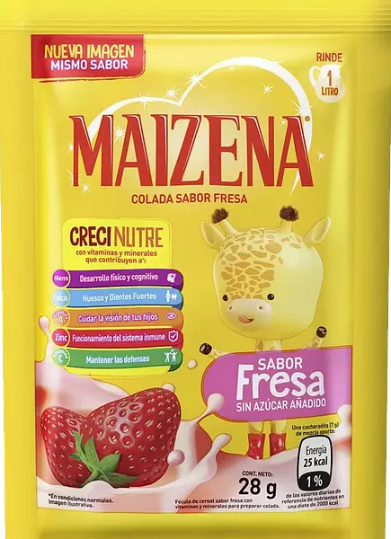 Maizena Fresa 28gr Sb