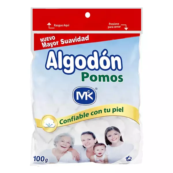 Algodon Mk Pomos X40gr