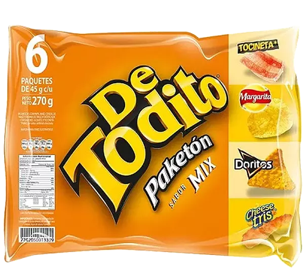 Detodito Paketon Mix 45g x 6